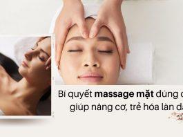 Bí quyết massage mặt đúng cách giúp nâng cơ, trẻ hóa da (Nguồn: BlogAnChoi)