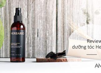 Review nước dưỡng tóc tinh chất bưởi và bồ kết Herbario (Ảnh: nquynhvy)