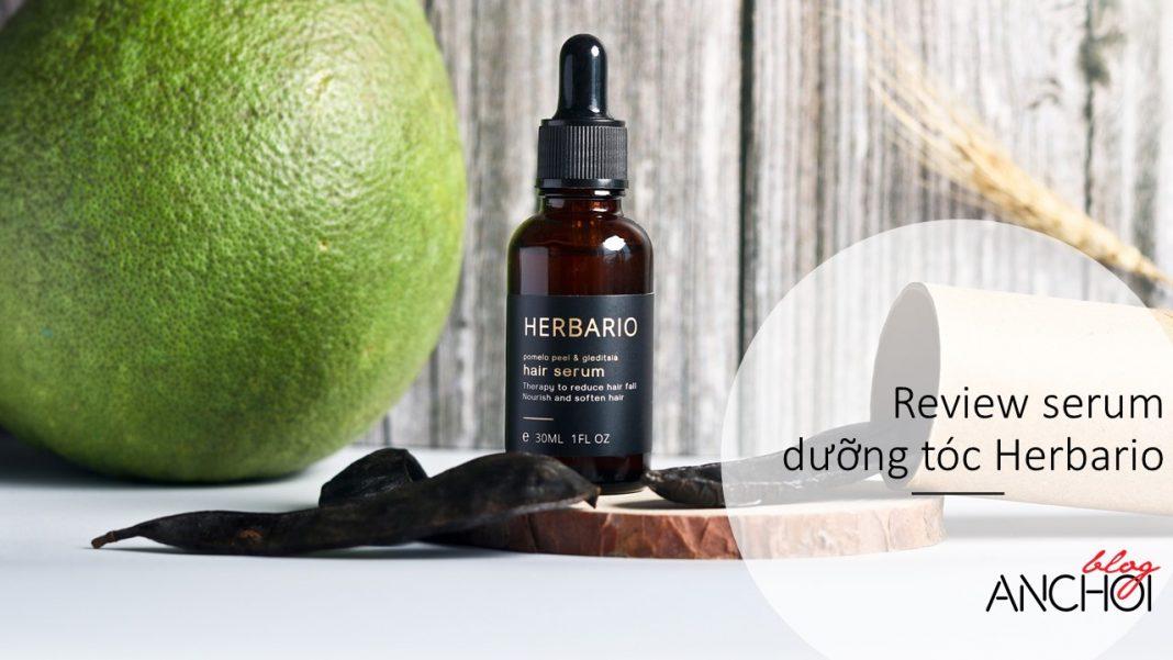 Review serum dưỡng tóc Herbario tinh chất bưởi và bồ kết (Ảnh: nquynhvy)