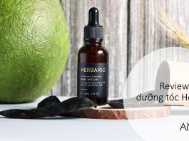 Review serum dưỡng tóc Herbario tinh chất bưởi và bồ kết (Ảnh: nquynhvy)