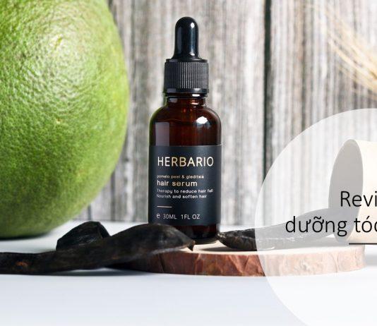 Review serum dưỡng tóc Herbario tinh chất bưởi và bồ kết (Ảnh: nquynhvy)