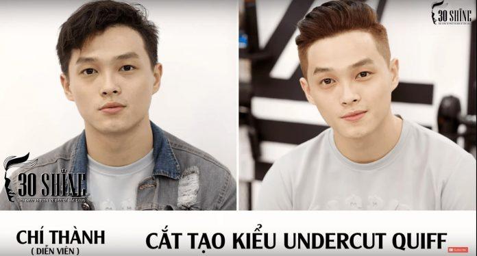 Diễn viên Chí Thành tạo tóc mới tại 30Shine (Nguồn: 30Shine)