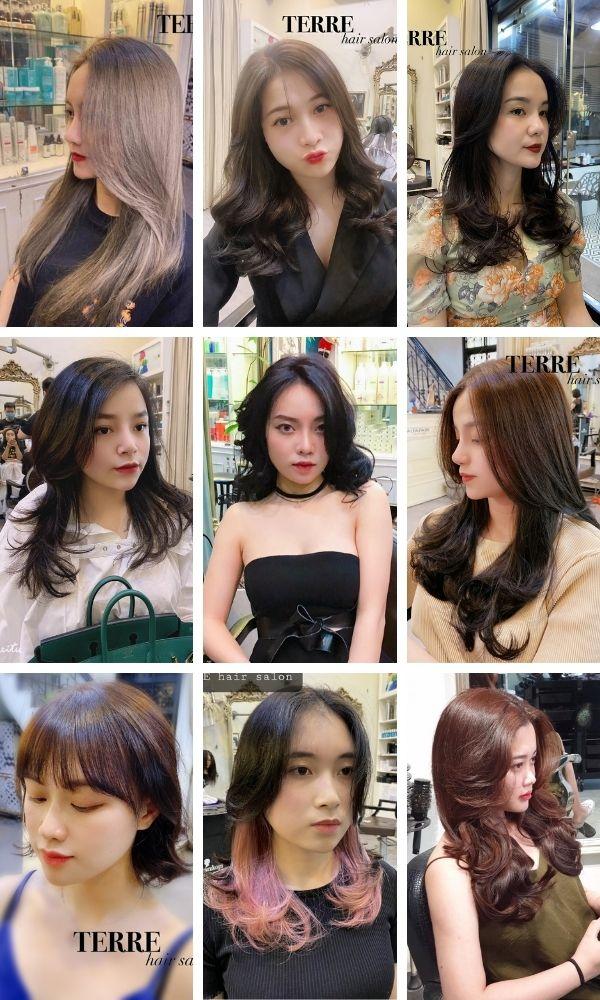 Terre Hair Salon nổi bật với dịch vụ uốn tóc (Nguồn: Terre Hair Salon)