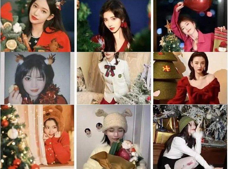 Sao Hoa ngữ cùng tung những bức ảnh đón Giáng sinh: Bạn thấy ai đẹp nhất? -  BlogAnChoi