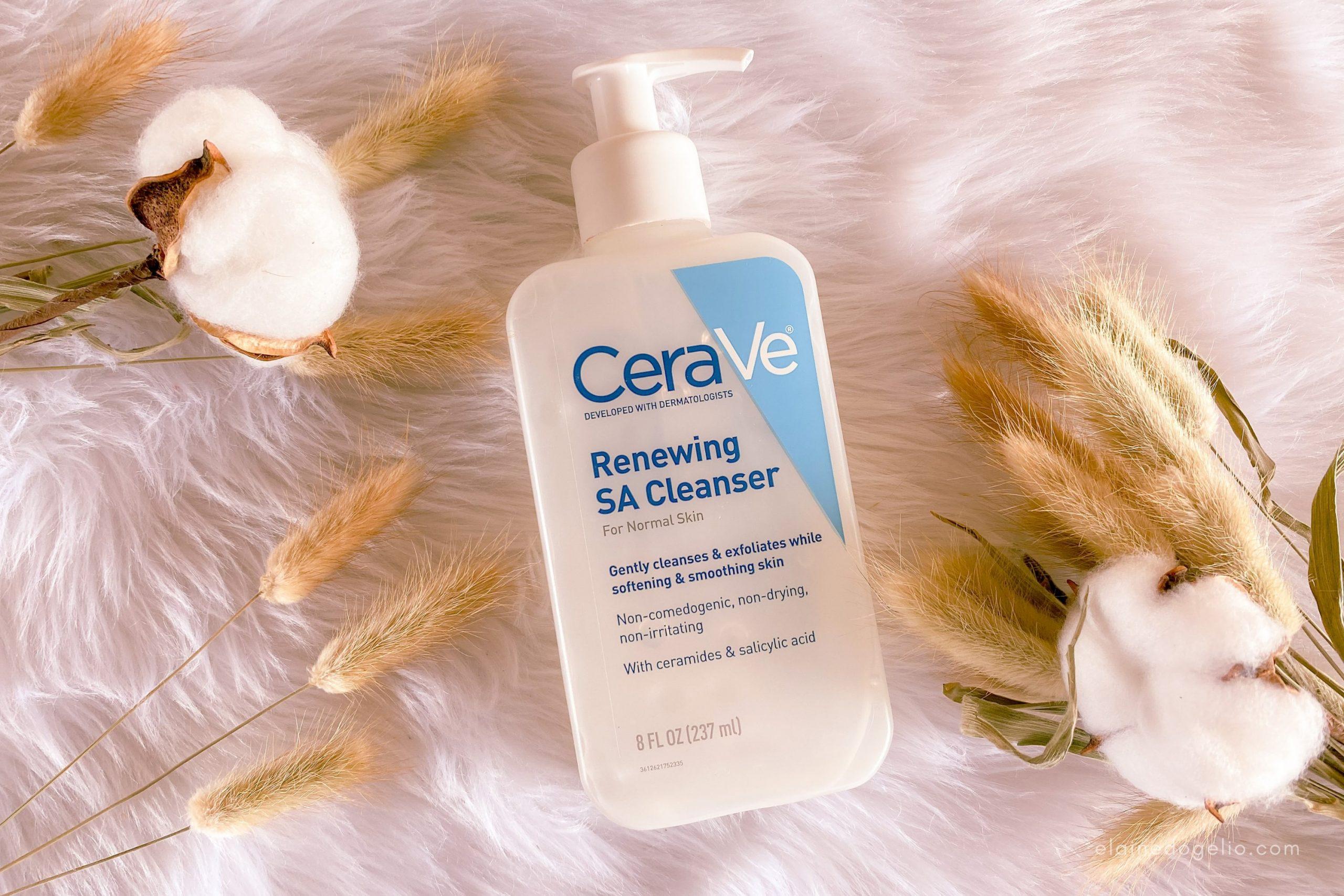 Phiên bản sữa rửa mặt CeraVe Renewing SA Cleanser giúp tẩy da chết làm mịn màng làn da hiệu quả (Nguồn: internet)