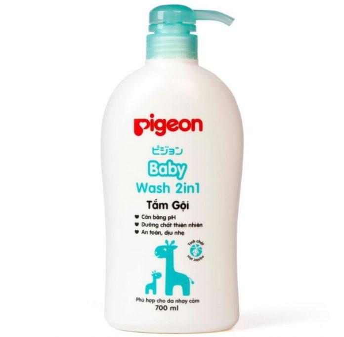 Sữa tắm gội bảo vệ da Pigeon Jojoba 2-in-1 Baby Wash (Ảnh: Internet).