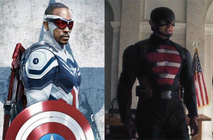 Tân Captain America cùng U.S.Agent, với bộ trang phục như bước ra từ truyện tranh