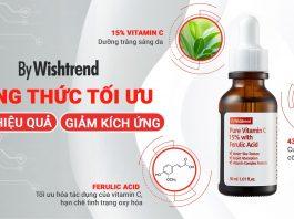 Review tinh chất By Wishtrend Pure Vitamin C 15% With Ferulic Acid dưỡng sáng khỏe dài lâu ( Nguồn: internet)