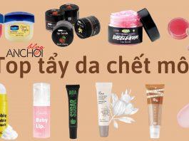 tẩy tế bào chết môi - ảnh bìa