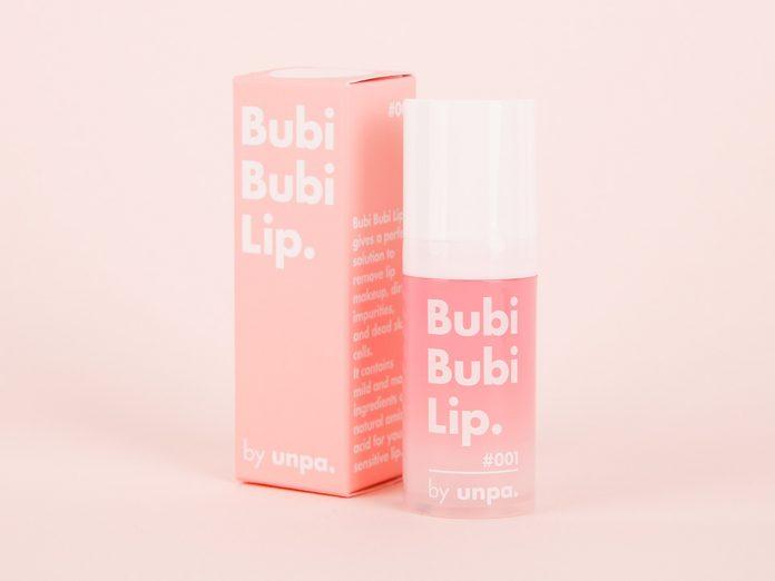 Bubi Bubi Lip có chứa AHA tự nhiên giúp loại bỏ da chết an toàn (Nguồn: Internet)