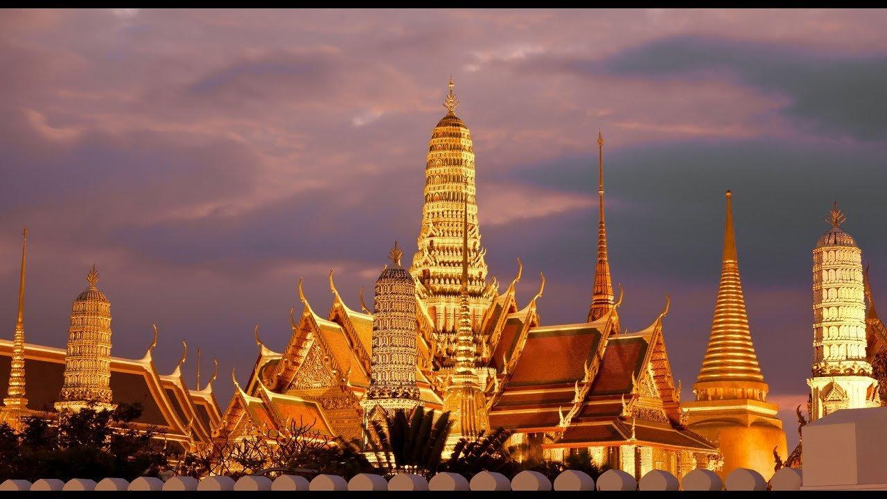 Vẻ đẹp Chùa Vàng - Thái Lan trong chiều tà (Nguồn Internet).