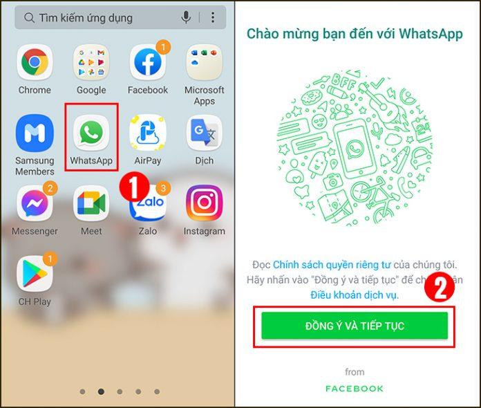 Đăng ký WhatsApp rất dễ dàng và nhanh chóng (Ảnh: Internet).