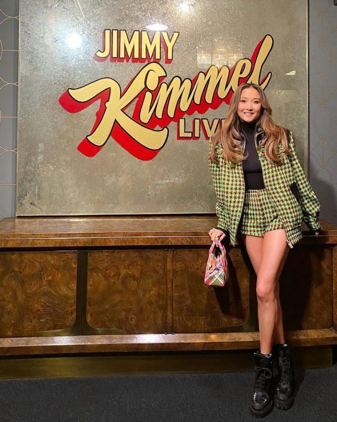 Ashley Park tham gia show "Jimmy Kimmel Live!" (Nguồn: Internet)