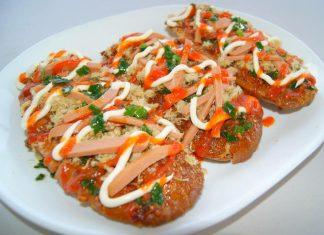 Cách làm bánh mì nướng muối ớt cực đơn giản bằng nồi chiên không dầu