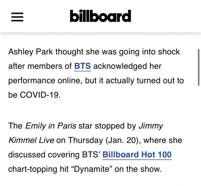 Sau khi nhận được phản hồi tiêu cực của ARMY, Billboard đã sửa lại đoạn tường thuật (Nguồn: Internet)