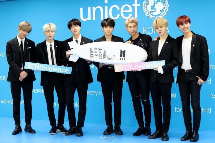 BTS và chiến dịch Love Yourself tại Unicef (Ảnh: Internet)