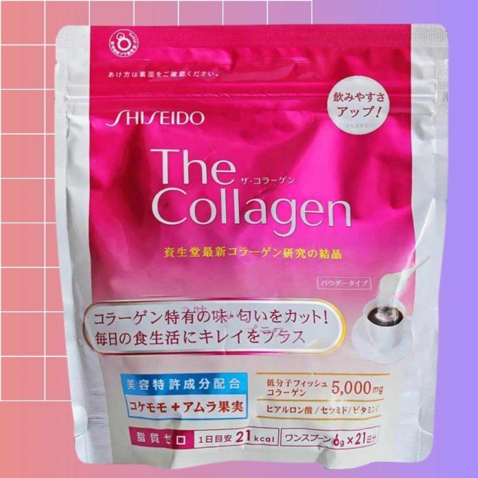 The Collagen Shiseido cũng cho ra mắt phiên bảng dạng bột chứa 5000mg collagen (Nguồn: internet)