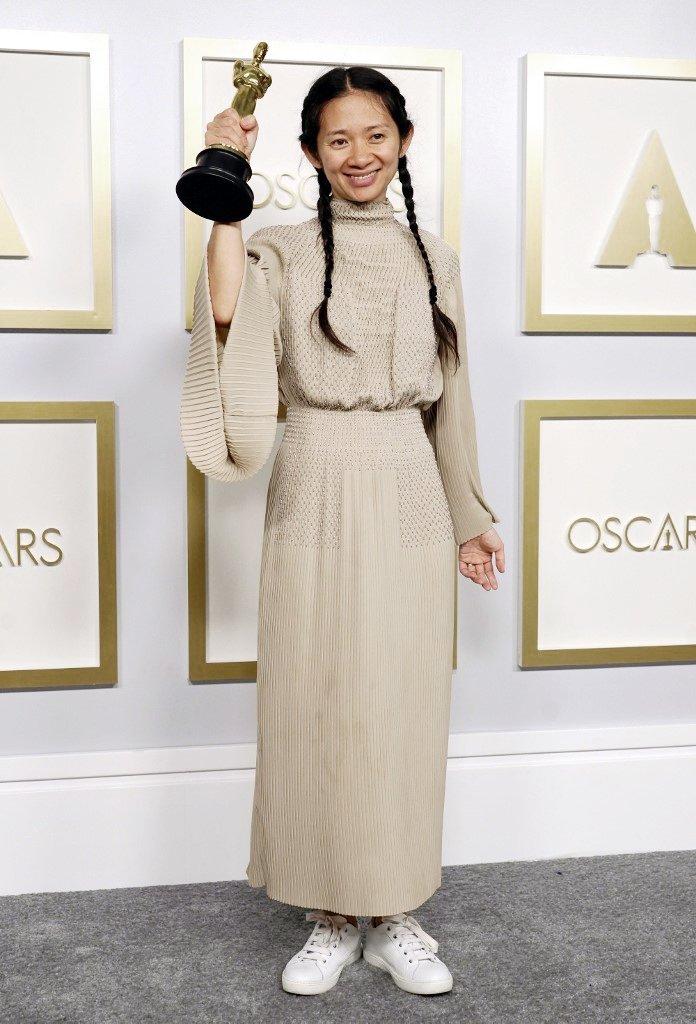 Đạo diễn Chloé Zhao chiến thắng 2 hạng mục lớn nhất tại Oscar 2021 với “Nomadland" (Nguồn: Internet)