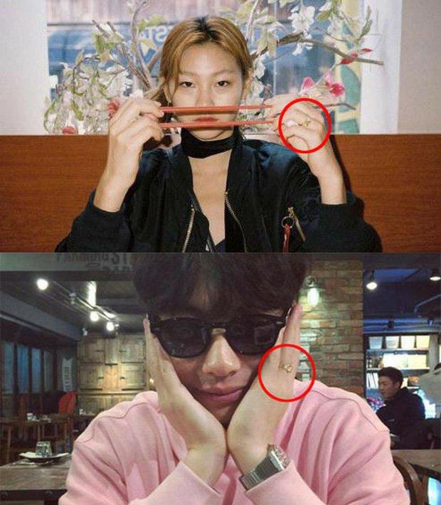 "Hint" nhẫn đôi của Lee Dong Hwi và Jung Ho-Yeon (Nguồn: Internet)