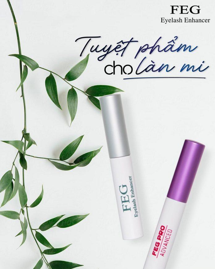 Bộ đôi serum dưỡng mi Feg đem đến đôi mi dày và cong vút (Nguồn: internet)