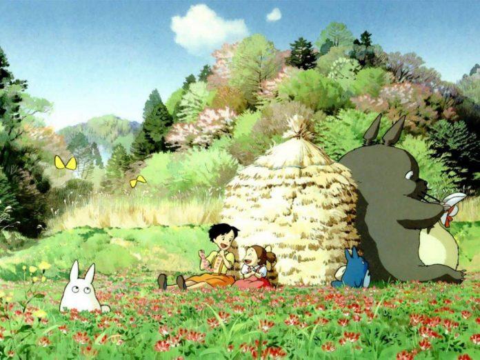 Tình bạn đẹp giữa Satsuki, Mei và Totoro (Nguồn ảnh: Internet).