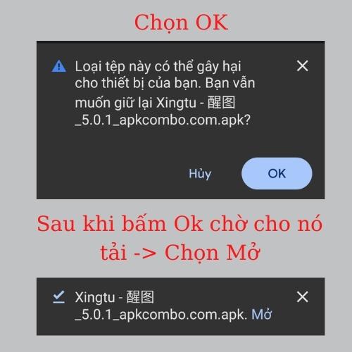 Hướng dẫn tải app Xingtu cho Android (Nguồn: BlogAnChoi). Hướng dẫn tải app Xingtu cho Android (Nguồn: BlogAnChoi).