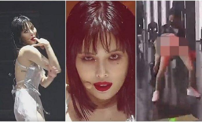 HyunA đã có màn trình diễn "bỏng mắt" ở Seoul Music Award. (Ảnh: Internet)