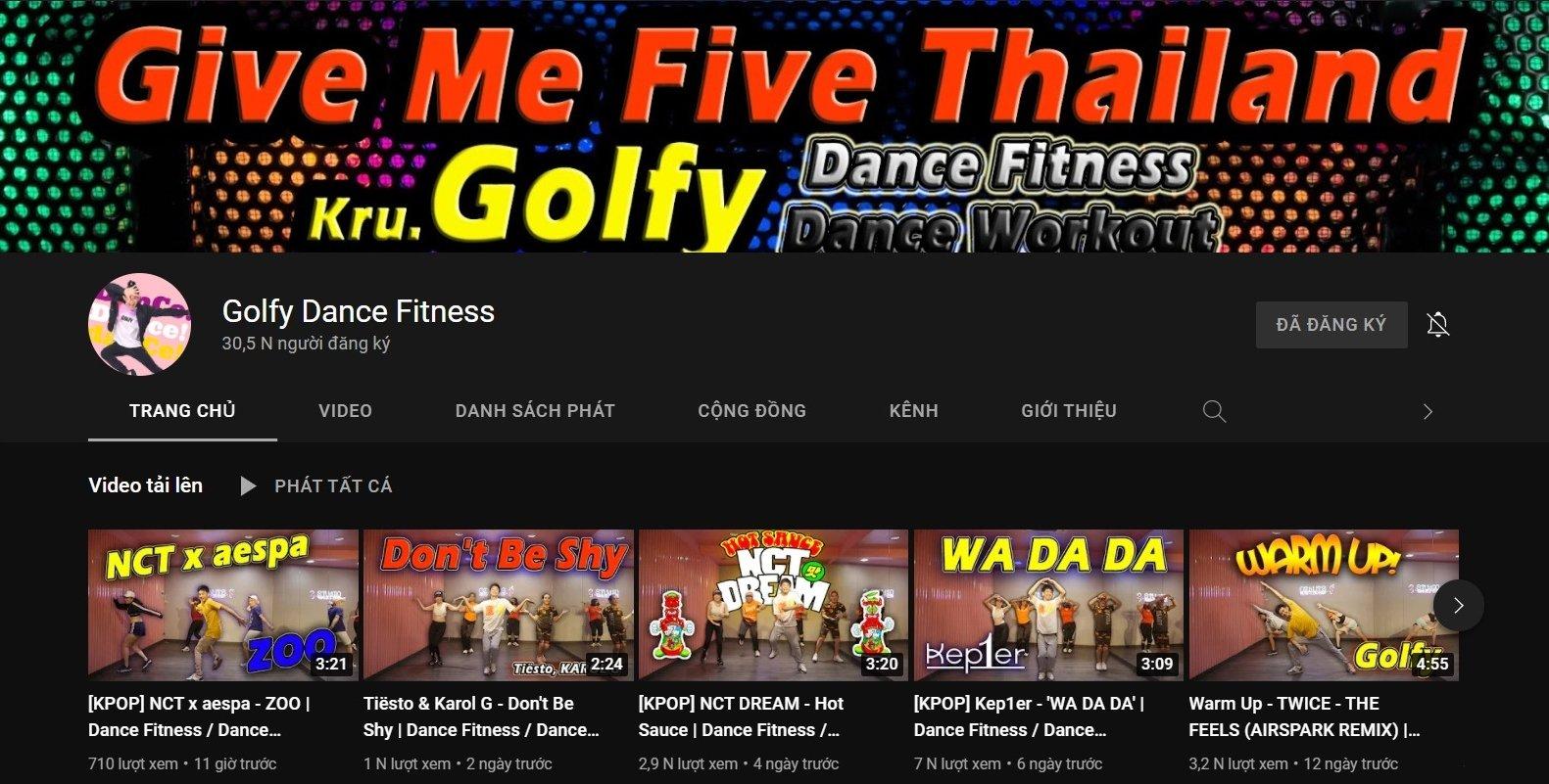 Golfy Dance Fitness (Nguồn: YouTube)