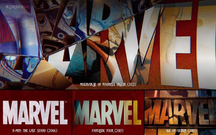 Logo MARVEL của cả X-Men lẫn Fantastic Four xuất hiện mập mờ trong trailer Dr. Strange in the Multiverse of Madness (Ảnh: Internet)