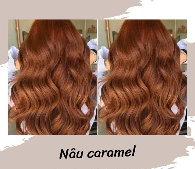 Kiểu tóc layer mái bay và màu nhuộm Nâu Caramel siêu đẹp cho chị em    YouTube
