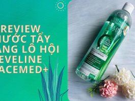 Review nước tẩy trang lô hội Eveline Facemed+ làm sạch hiệu quả mà không gây khô da (Nguồn: BlogAnChoi)