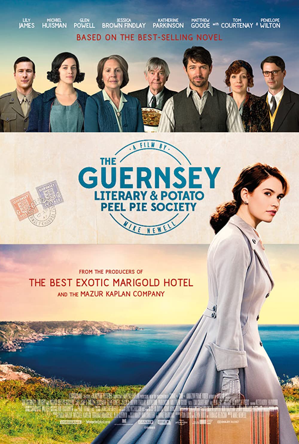 Poster phim "The Guernsey Literary and Potato Peel Pie Society"