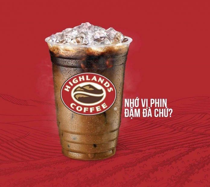 Phin cà phê ở Highlands (ảnh:internet )