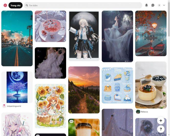 Pinterest - Kho ảnh của thế giới. (Ảnh: Tự chụp)