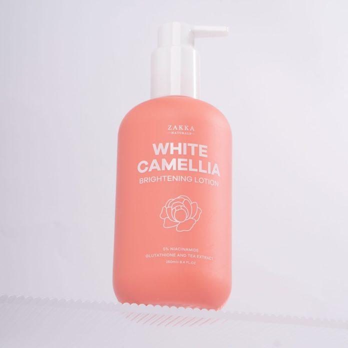Sữa dưỡng thể sáng mịn da White Camellia Zakka Naturals. (Nguồn: Internet)
