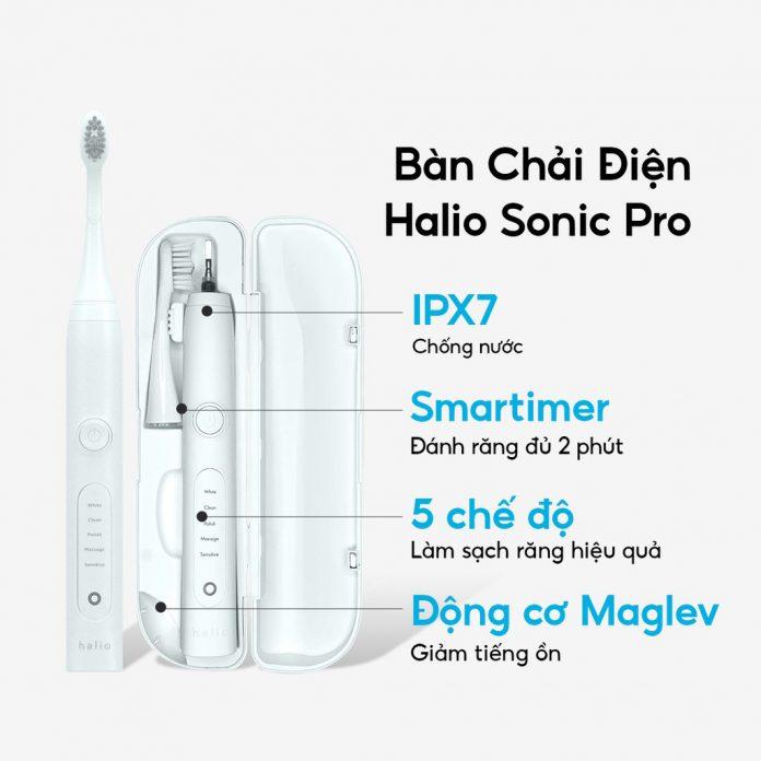 Bàn chải điện Halio Sonic Pro (Nguồn: Internet)