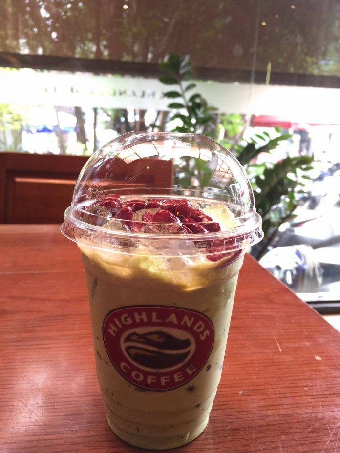 Trà Xanh Đậu Đỏ Highlands ( ảnh:internet )