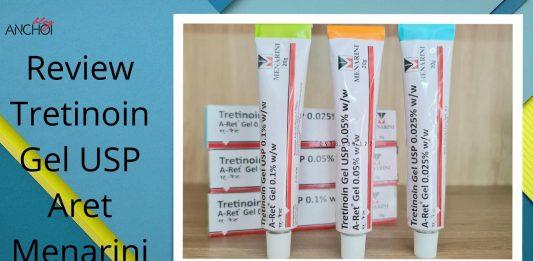 Review Tretinoin Gel USP Aret Menarini trị mụn thâm hiệu quả (Nguồn: BlogAnChoi)