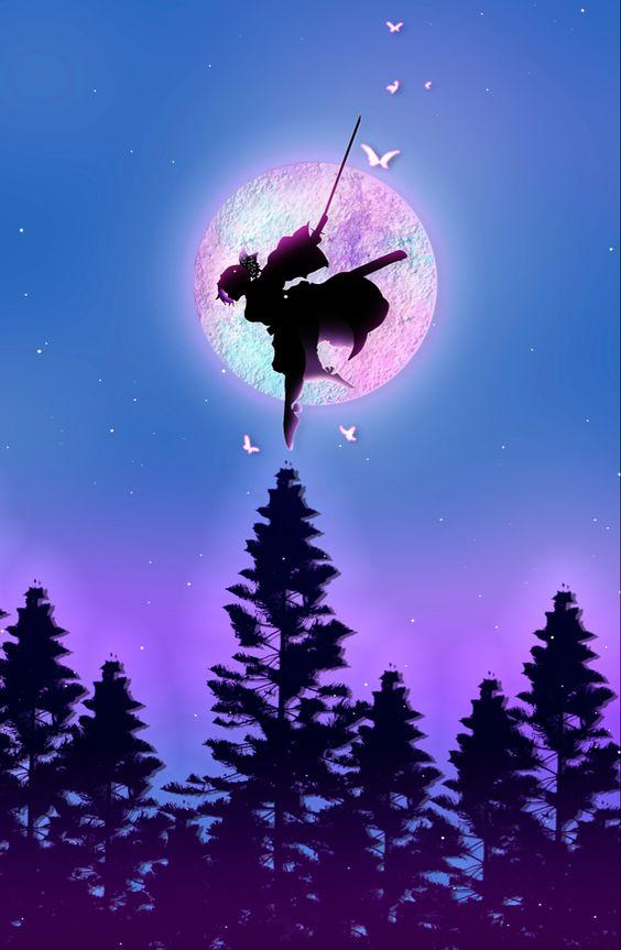 Hình nền điện thoại anime galaxy (Ảnh: Internet)