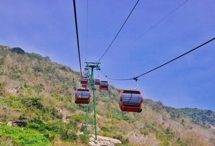 Cáp treo núi Bà Đen. (Ảnh: Internet)