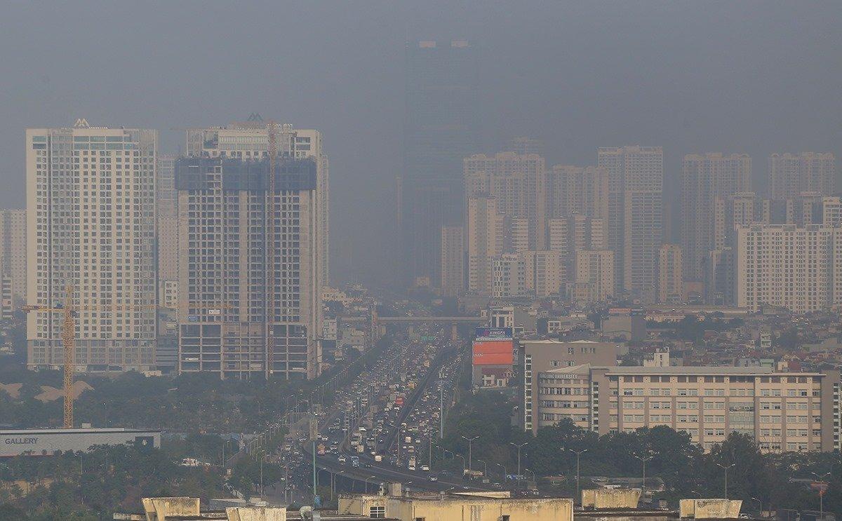 Trong thời gian qua, chất lượng không khí ở Hà Nội luôn được ghi nhận ở mức kém (Ảnh: Internet)