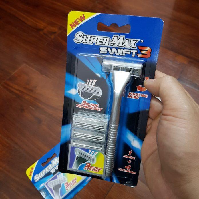 Dao cạo râu 3 lưỡi Super-Max Swift 3 AT282 chất lượng đến từ công ty Super-Max (ảnh: internet)