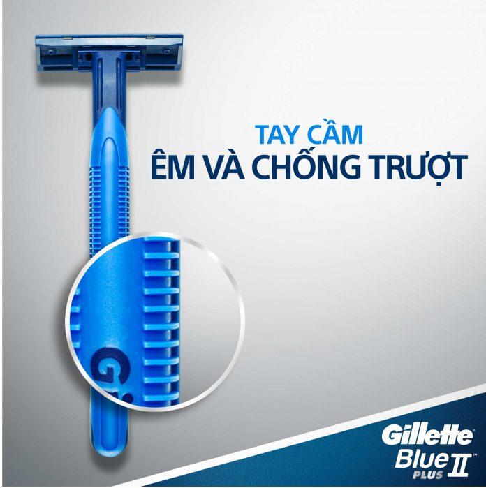 Tay cầm của dao cạo râu Gillette được thiết kế chống trượt, cầm êm tay (ảnh: intenet)