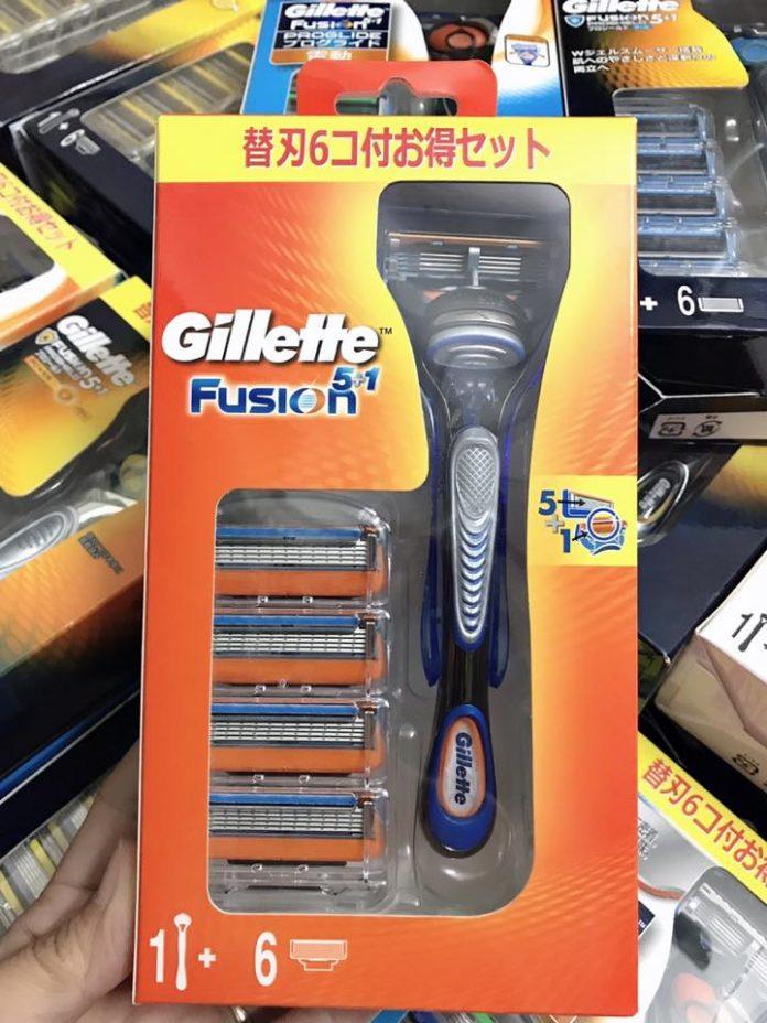 Dao cạo râu Gillette Fusion Nhật Bản chất lượng cao (ảnh: internet)
