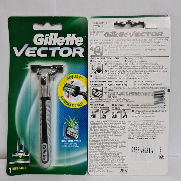 Dao cạo râu Gillette Vector có thiết kế hiện đại và nhiều cải tiến mới (ảnh: internet)