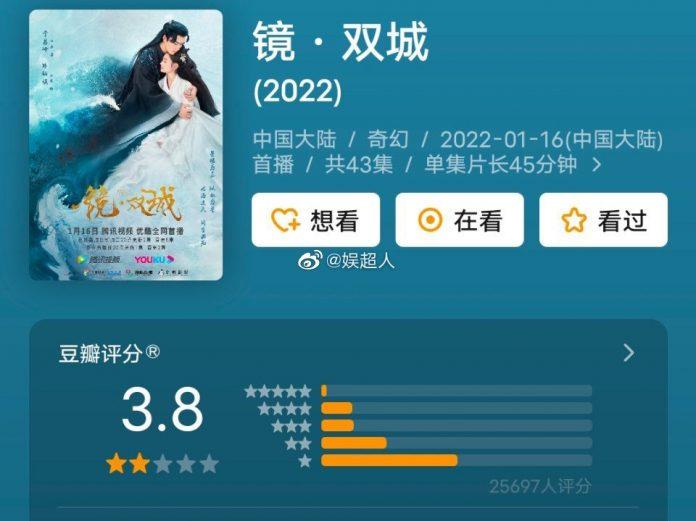 Kính Song Thành nhận douban thấp thảm hại với 50% đánh giá 1 sao. (Ảnh: Internet)