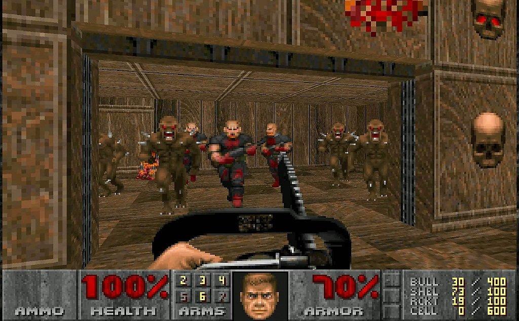 Game bắn súng Doom kinh điển (Ảnh: Internet).
