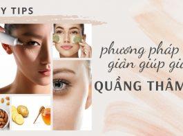 Giảm quầng thâm mắt