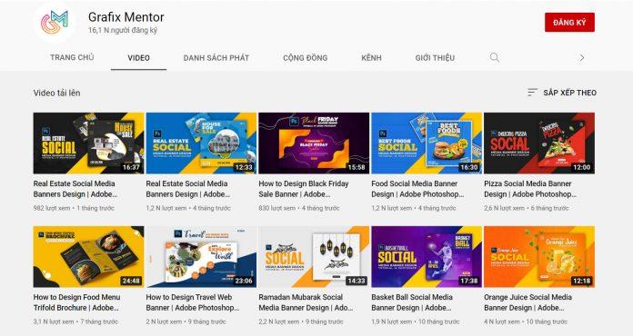 Giao diện trang chủ của Grafix Mentor (Nguồn: BlogAnChoi) Giao diện trang chủ của Grafix Mentor (Nguồn: BlogAnChoi)