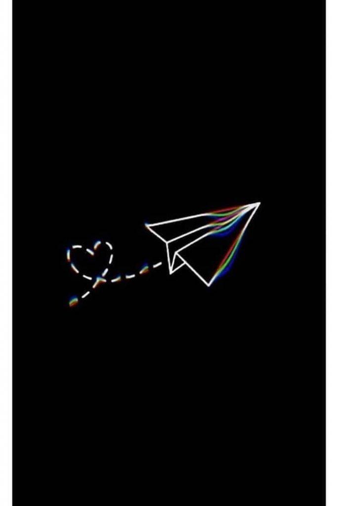 Hình nền máy bay giấy (Ảnh: Internet)